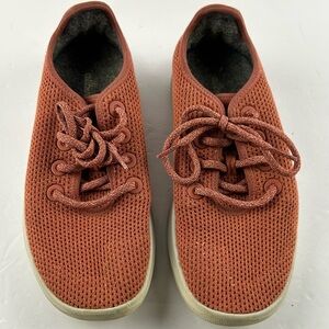 Allbirds Tree Runners Sneakers, Burgundy Women’s Size 8